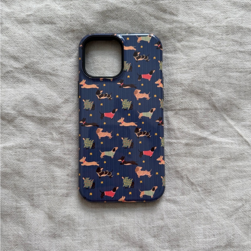 Navy Animal Pattern Phone Case